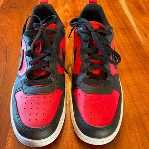 Nike Kids Black and Red Sneakers